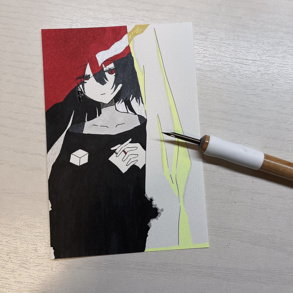 【ドローイング原画】厭世