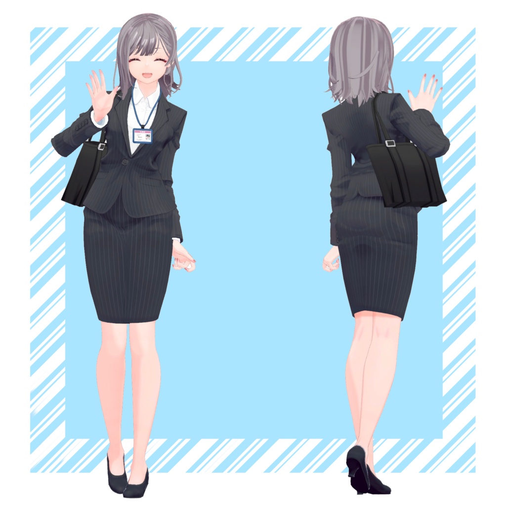 リクルートスーツセット:スカートタイプ