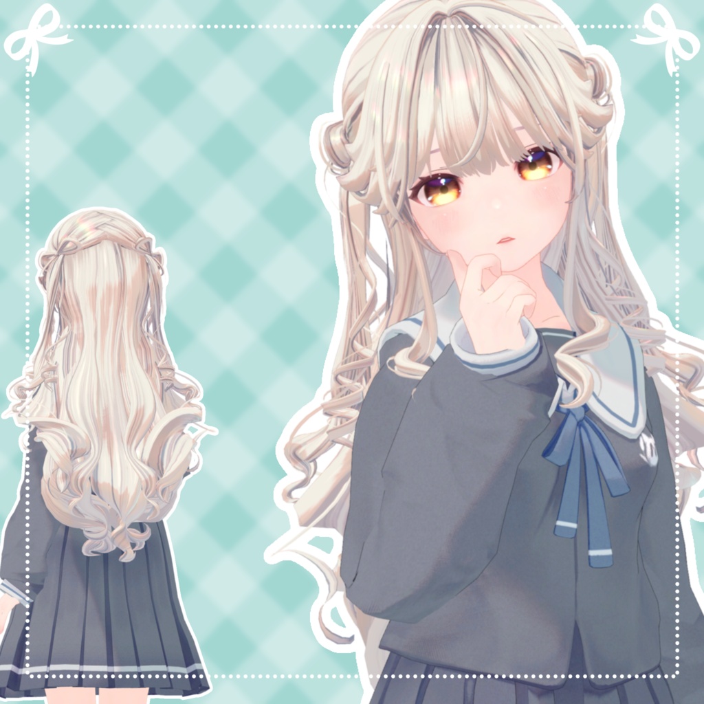 🎀りぼんハーフツイン🎀