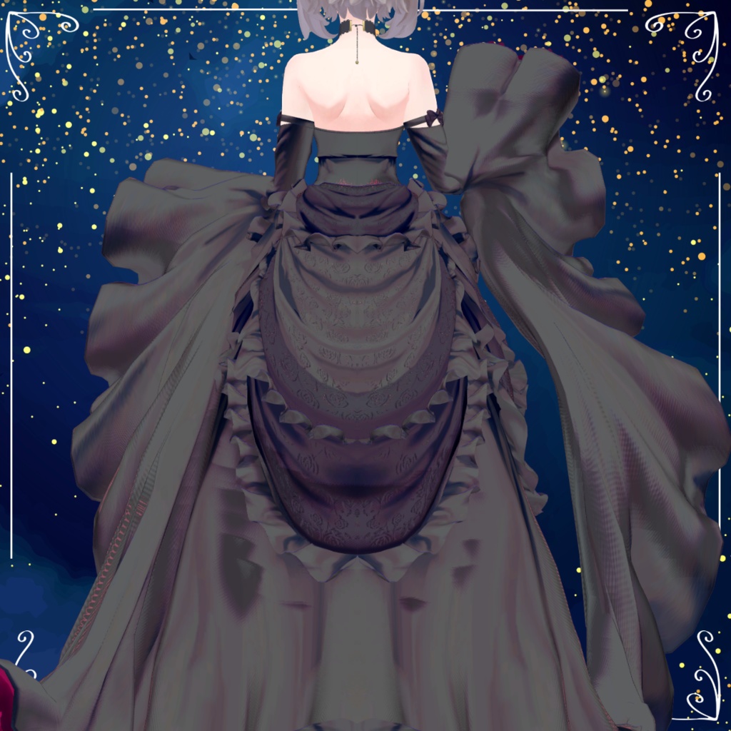 Dark bloom dress(ドレス単品)