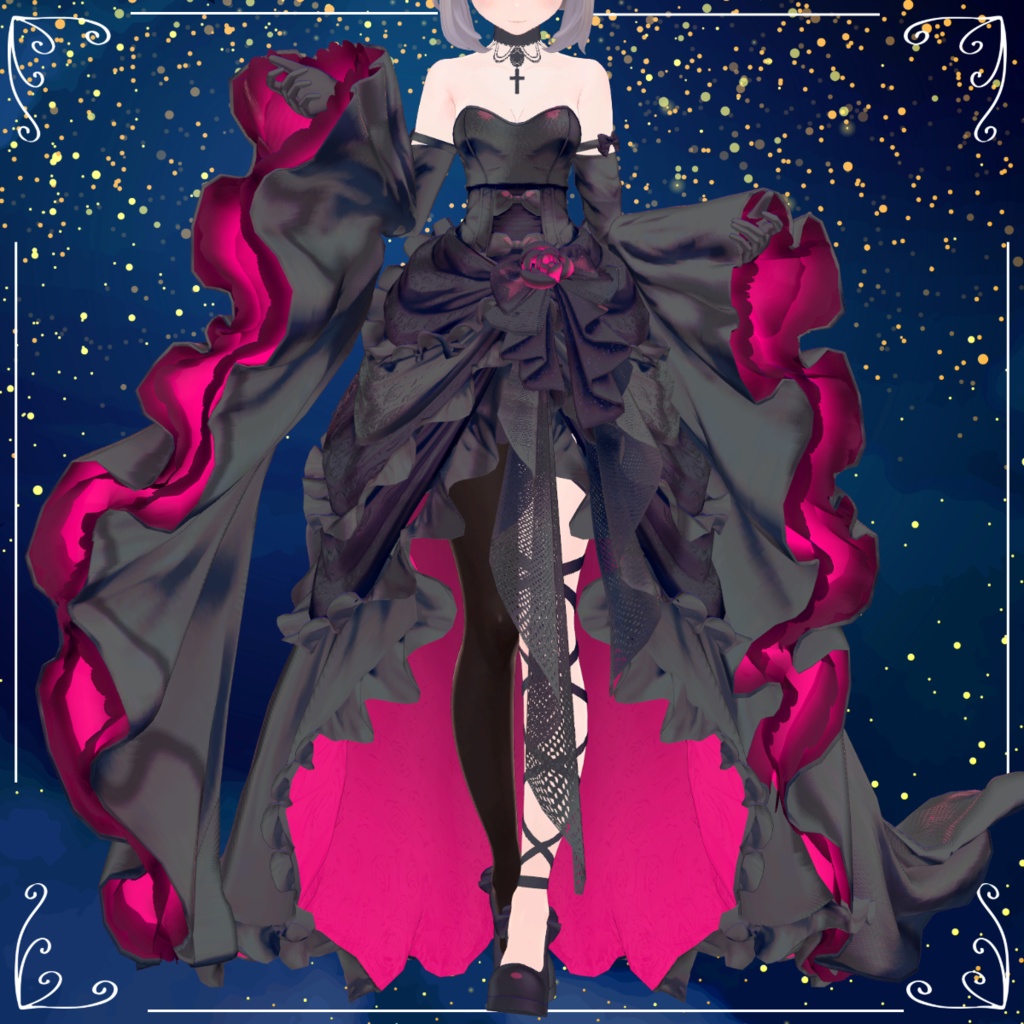 Dark bloom dress(ドレス単品)