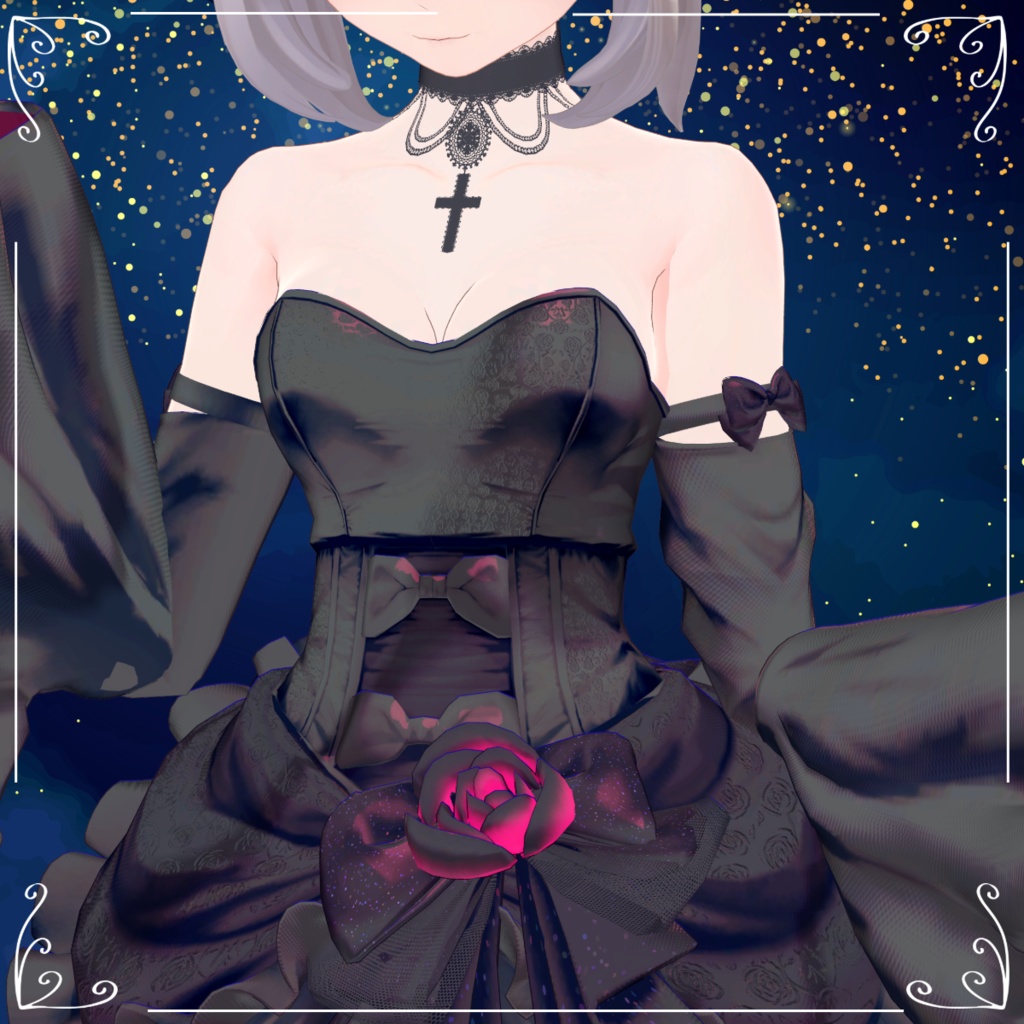 Dark bloom dress(ドレス単品)