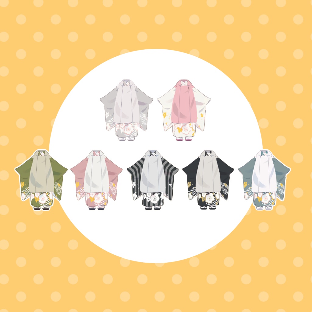 まめひなたの着物(まめふれんず対応*)