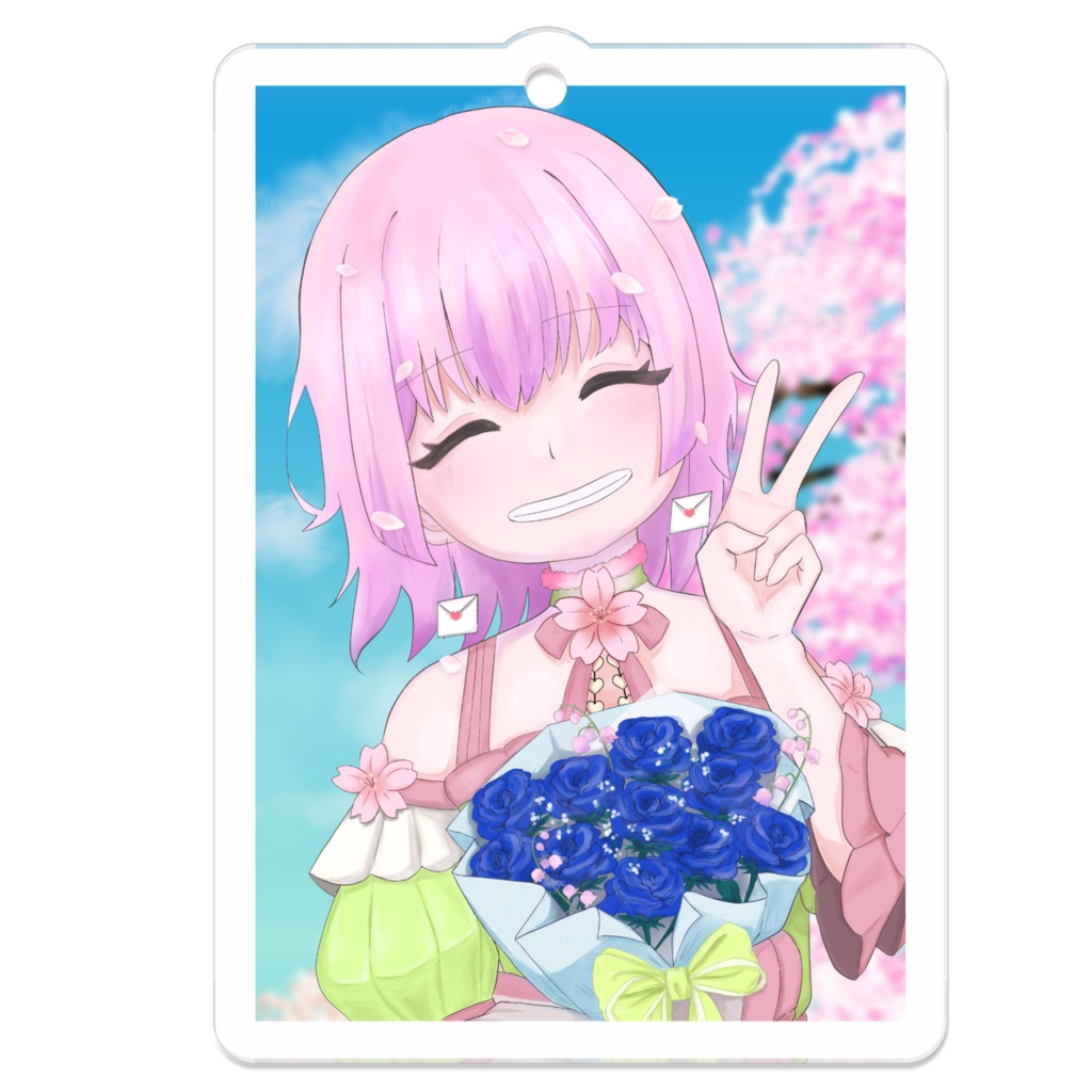 誕生日花束背景ありあいしゃん