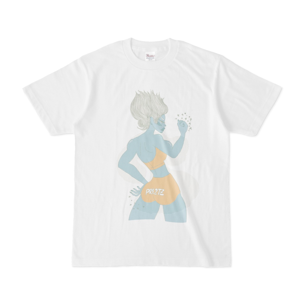 青ぷりぷりちゃんTシャツ