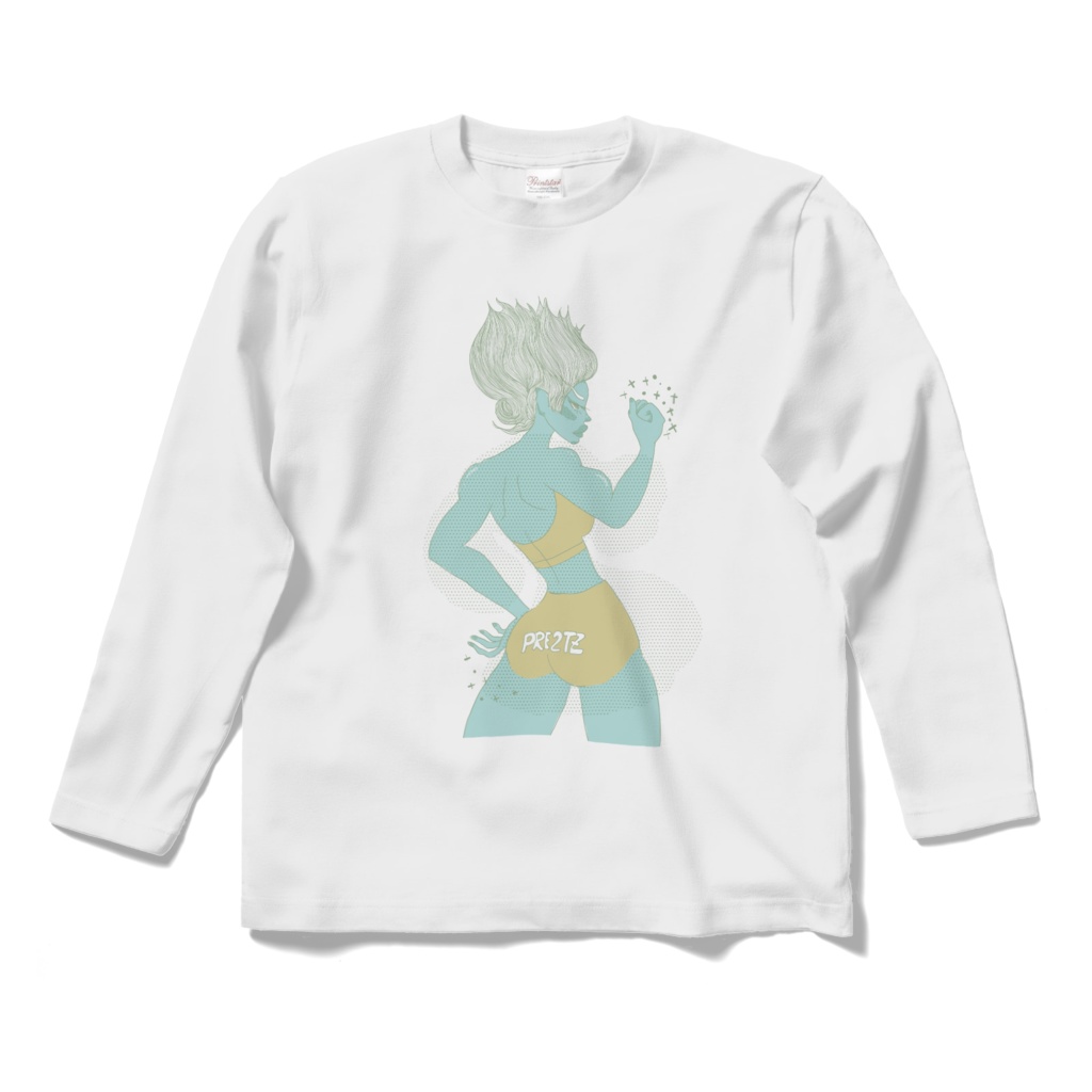 青ぷりぷりちゃんロンT