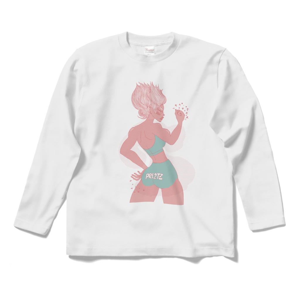 赤ぷりぷりちゃんロンT
