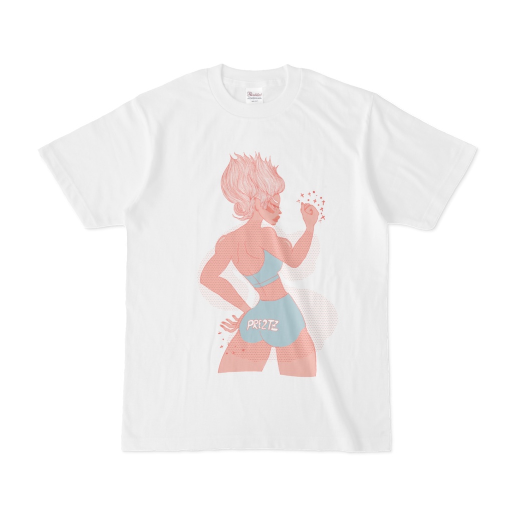 赤ぷりぷりちゃんTシャツ