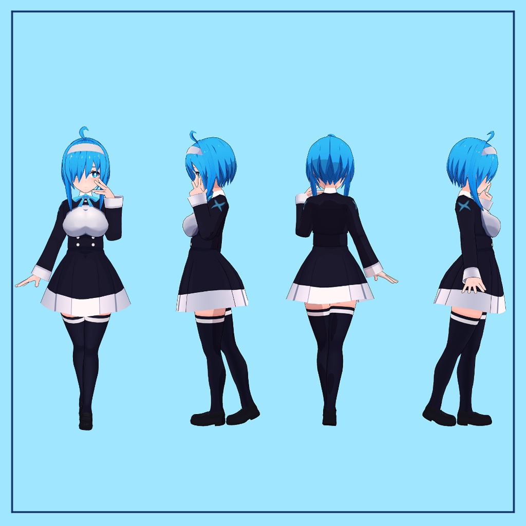 【無料】一般存在”X"【オリジナル3Dモデル】