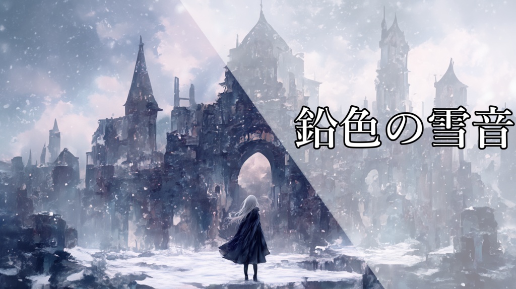 『鉛色の雪音』センチメンタルを感じるダークな雰囲気の、環境音とピアノの曲