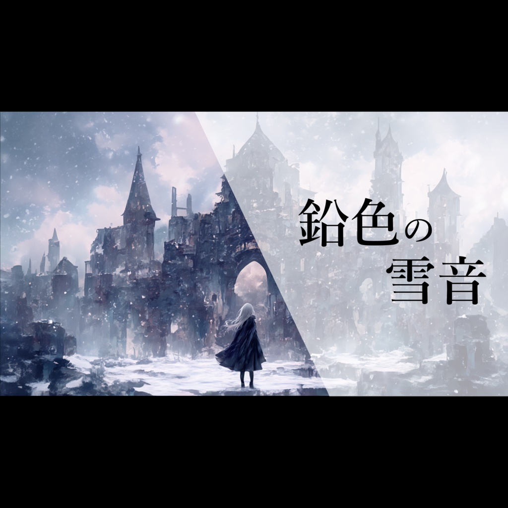 『鉛色の雪音』センチメンタルを感じるダークな雰囲気の、環境音とピアノの曲