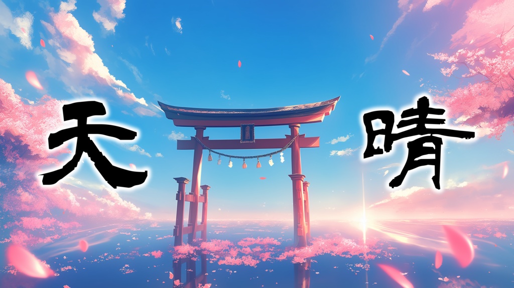 壮大で神々しい和風曲『天晴』