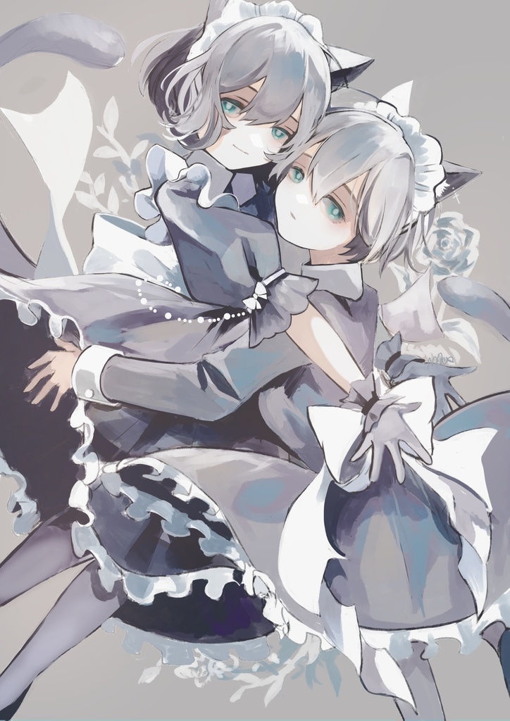 ※現品限り【ポストカード】猫メイド