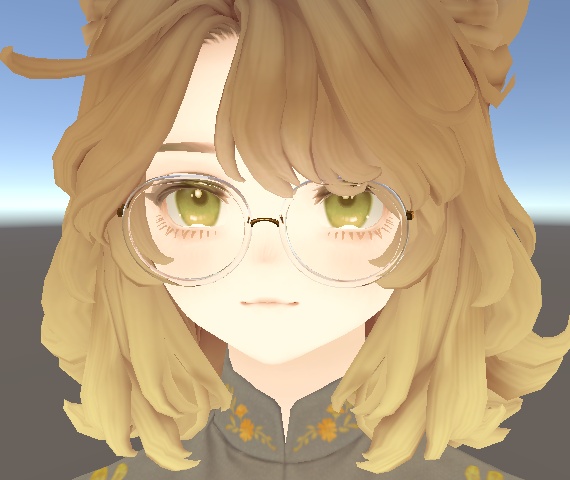 クリア眼鏡