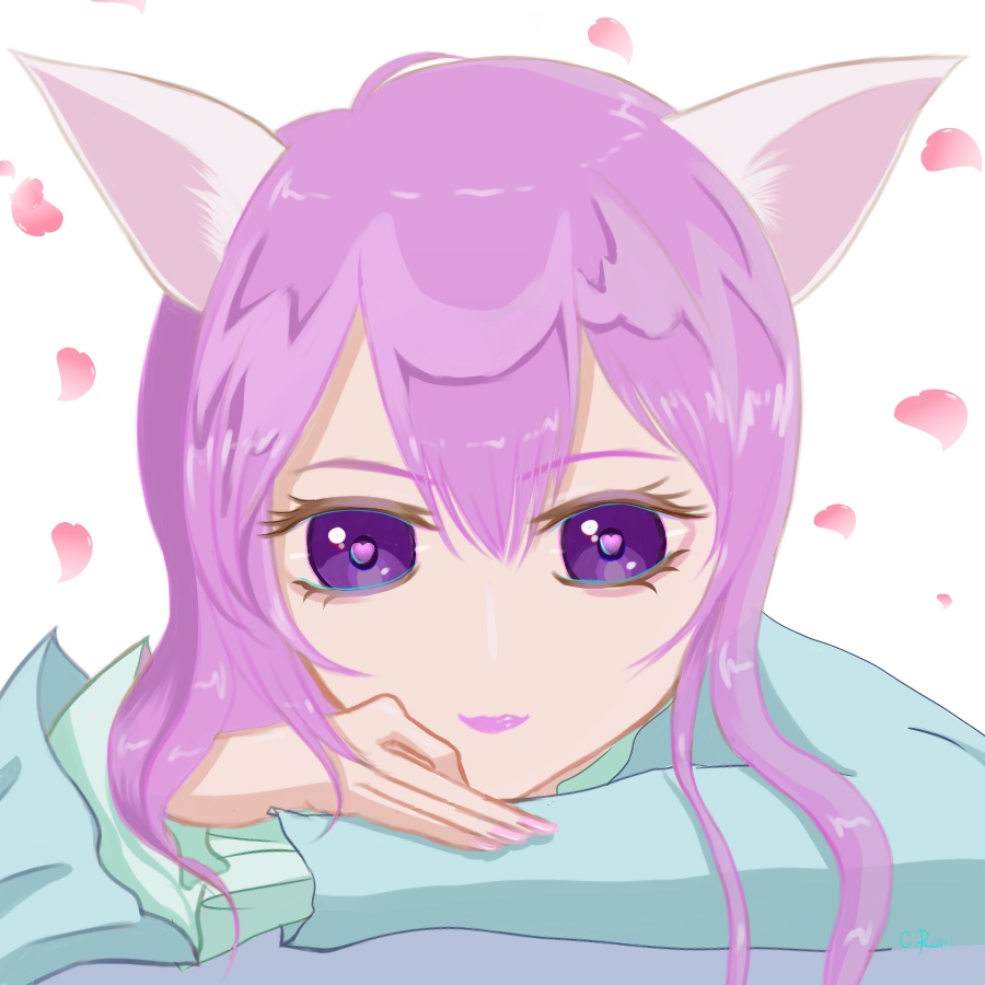 猫耳女の子アイコン