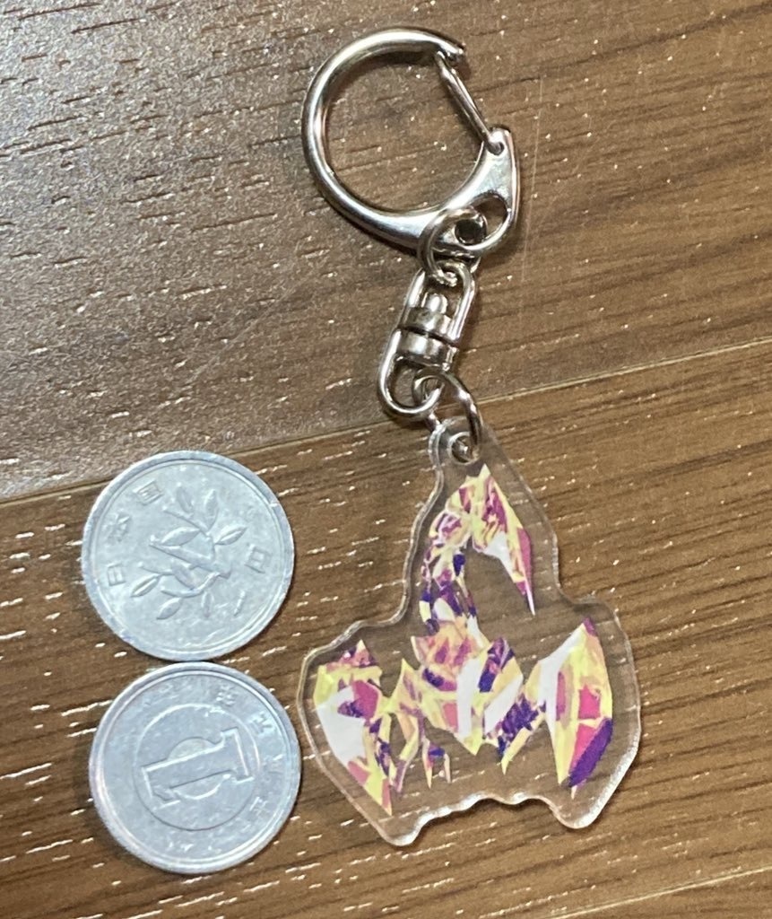 金晶独蠍アクリルキーホルダー