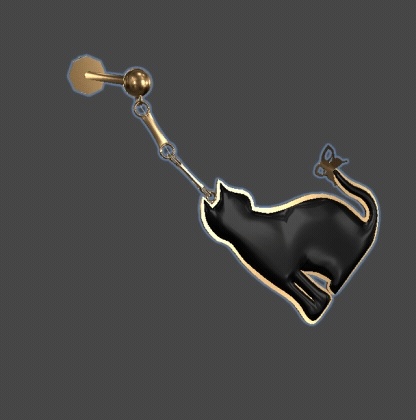 🎉セール中!🎉【オリジナル装飾品】ねこぴあす (VRChat想定)(2種類)