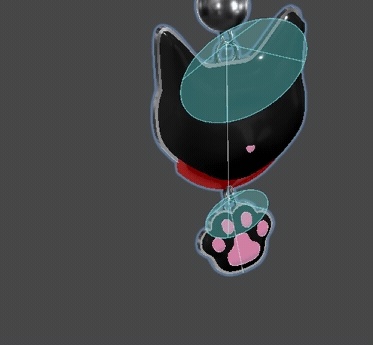 🎉セール中!🎉【オリジナル装飾品】ねこへそぴ (VRChat想定)