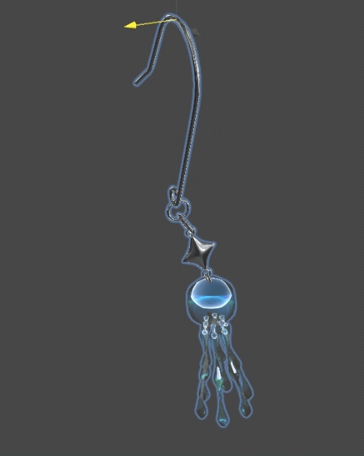 🎉セール中!🎉【オリジナル装飾品】くらげぴあす (VRChat想定)