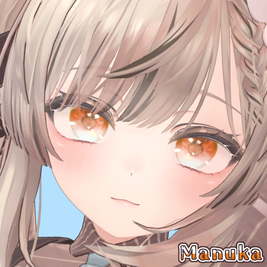 【複数アバター対応】泡沫色の瞳