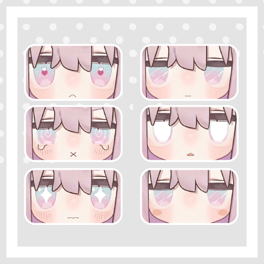 【free】キプフェルデフォルト衣装用テクスチャ『ゆめかわ』