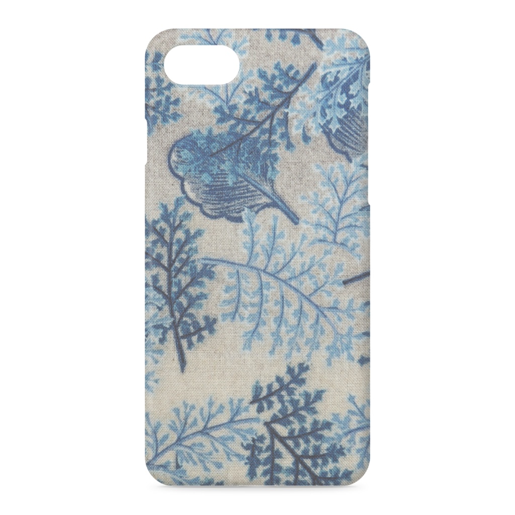 Blue Floral Pattern iPhoneケース