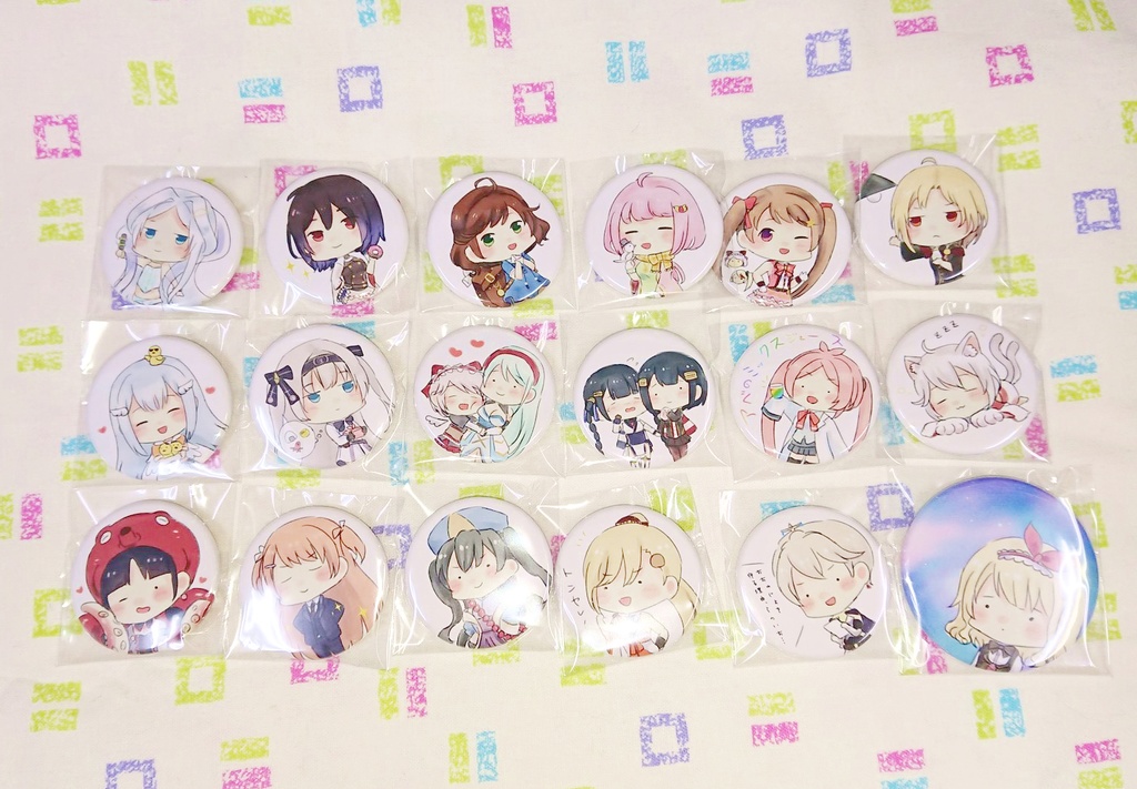 ゆるふわ政マニ缶バッジ(全18種)