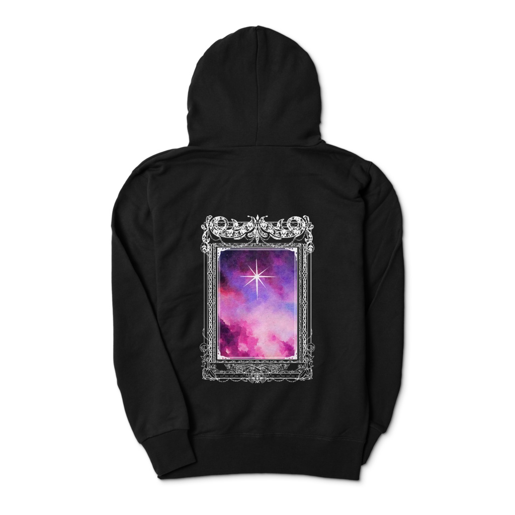 Hymn,/STAR パーカー(黒)