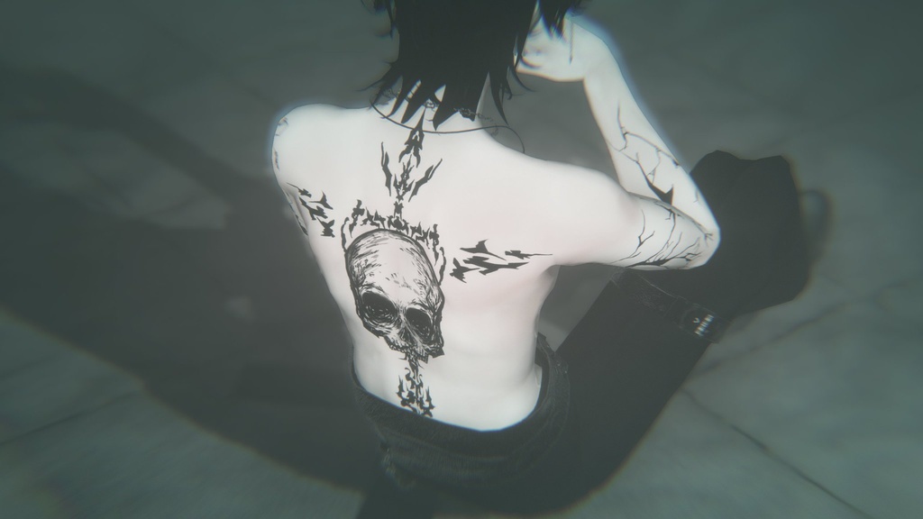 ♰SKL-01/スカルタトゥー♰