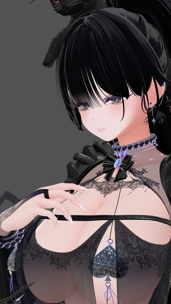 Halloween/蝙蝠タトゥー 6アバター対応(Velnica/マヌカ/ルルネ/森羅/しゅあん/Sio)