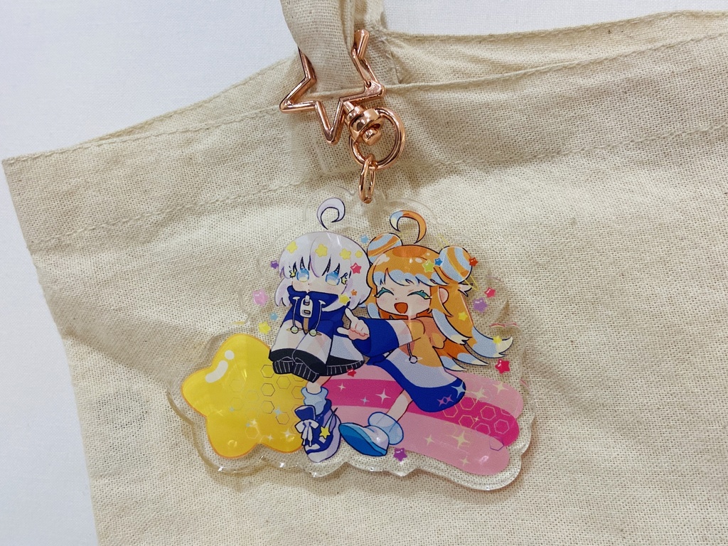 シビとアルルのキラキラ星アクキー！