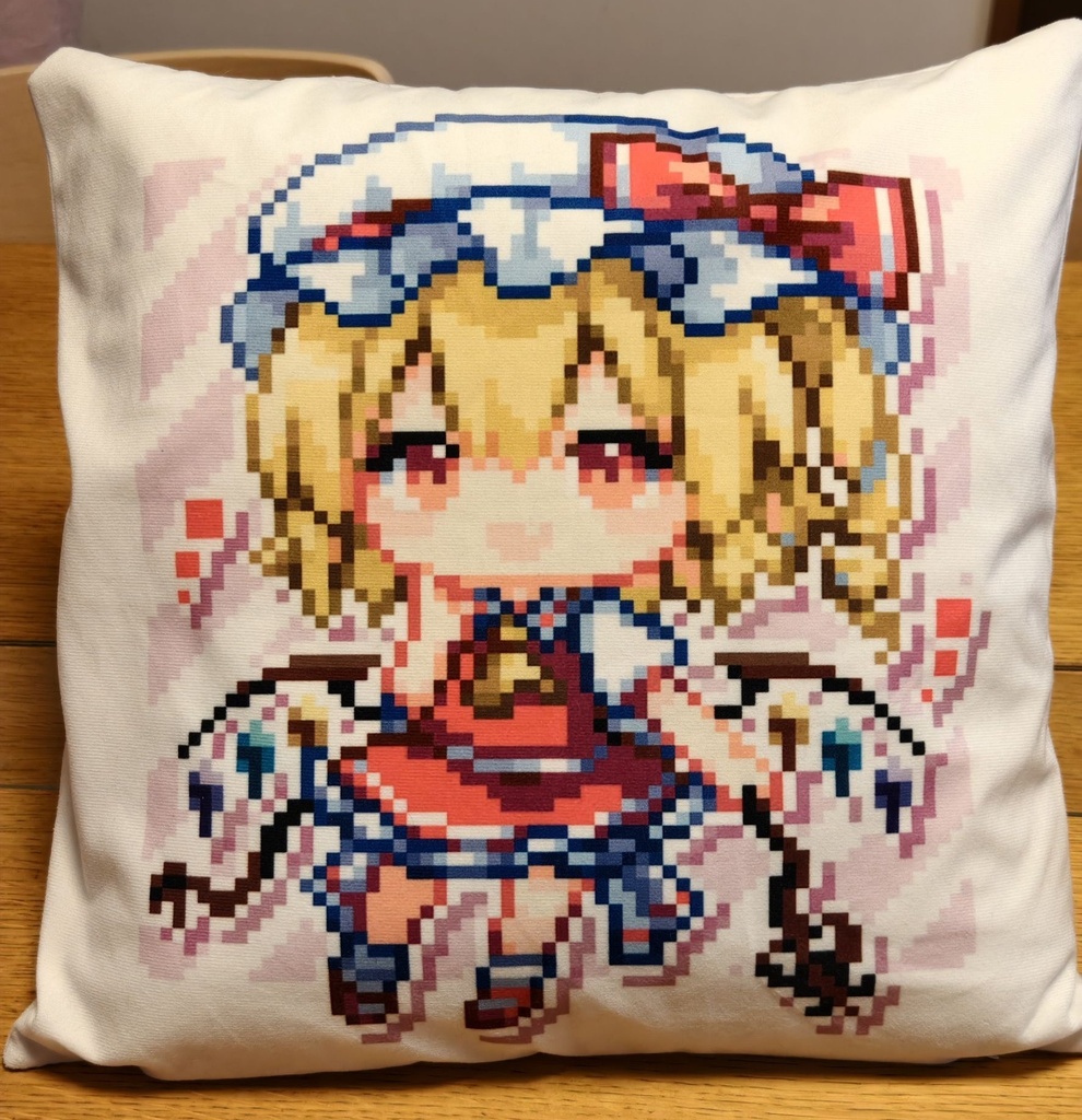 ドット絵クッションカバー