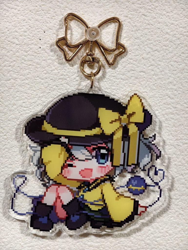 ドット絵アクリルキーホルダー(古明地こいし)