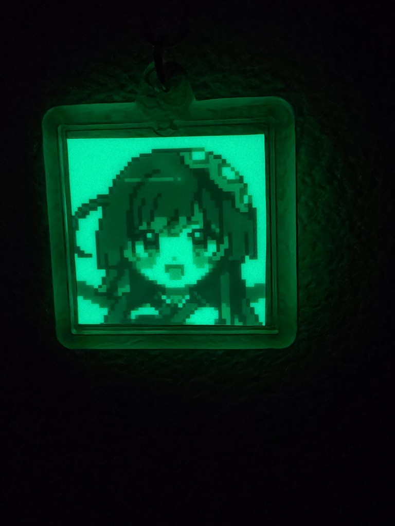 光るキーホルダー【東北ずん子・東北イタコ】