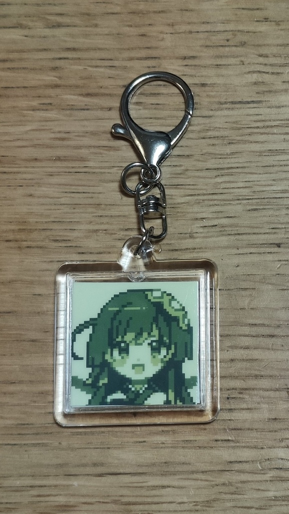 光るキーホルダー【東北ずん子・東北イタコ】