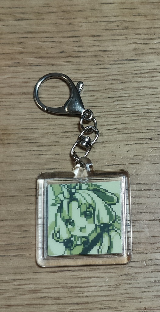 光るキーホルダー【東北ずん子・東北イタコ】