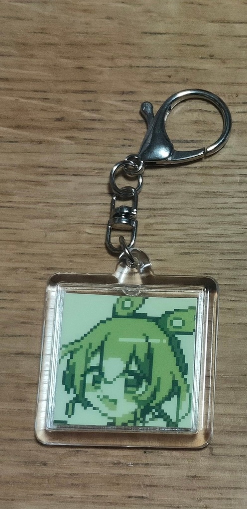 光るキーホルダー【東北きりたん・ずんだもん】