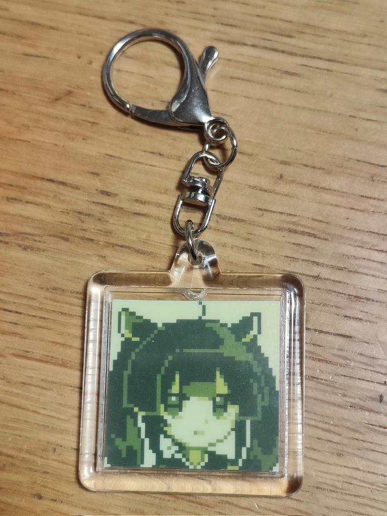 光るキーホルダー【東北きりたん・ずんだもん】