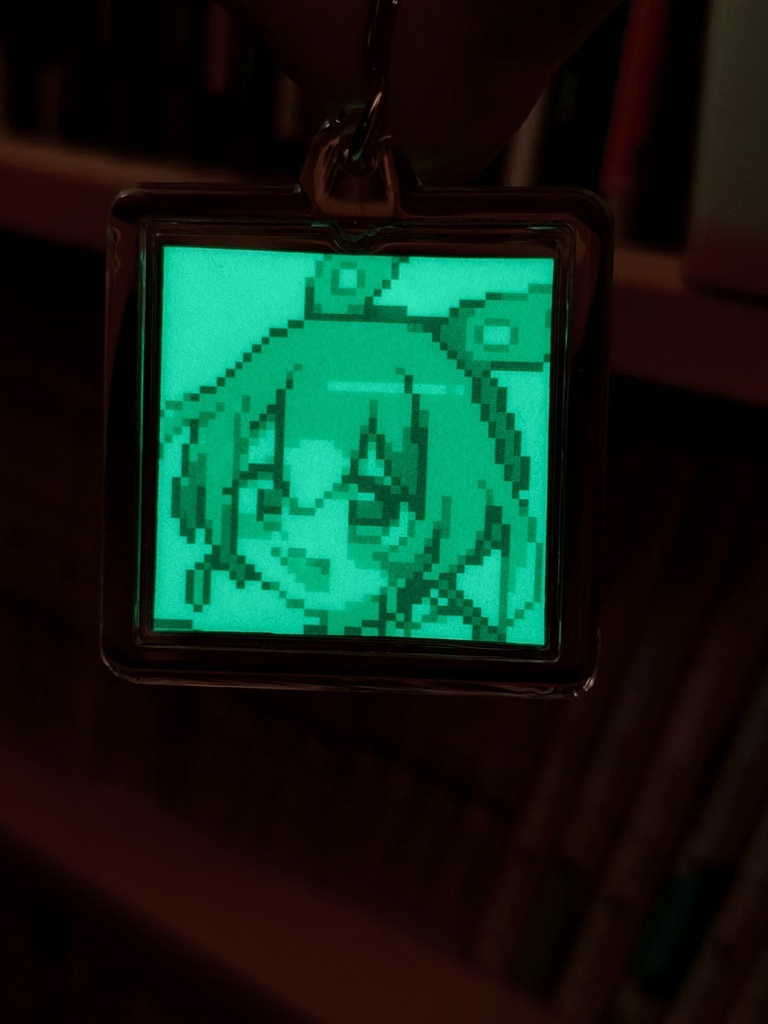 光るキーホルダー【東北きりたん・ずんだもん】