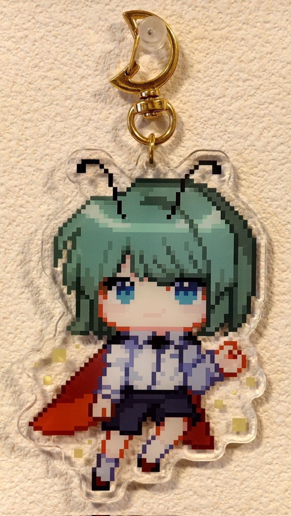 ドット絵アクリルキーホルダー(リグル・ナイトバグ)