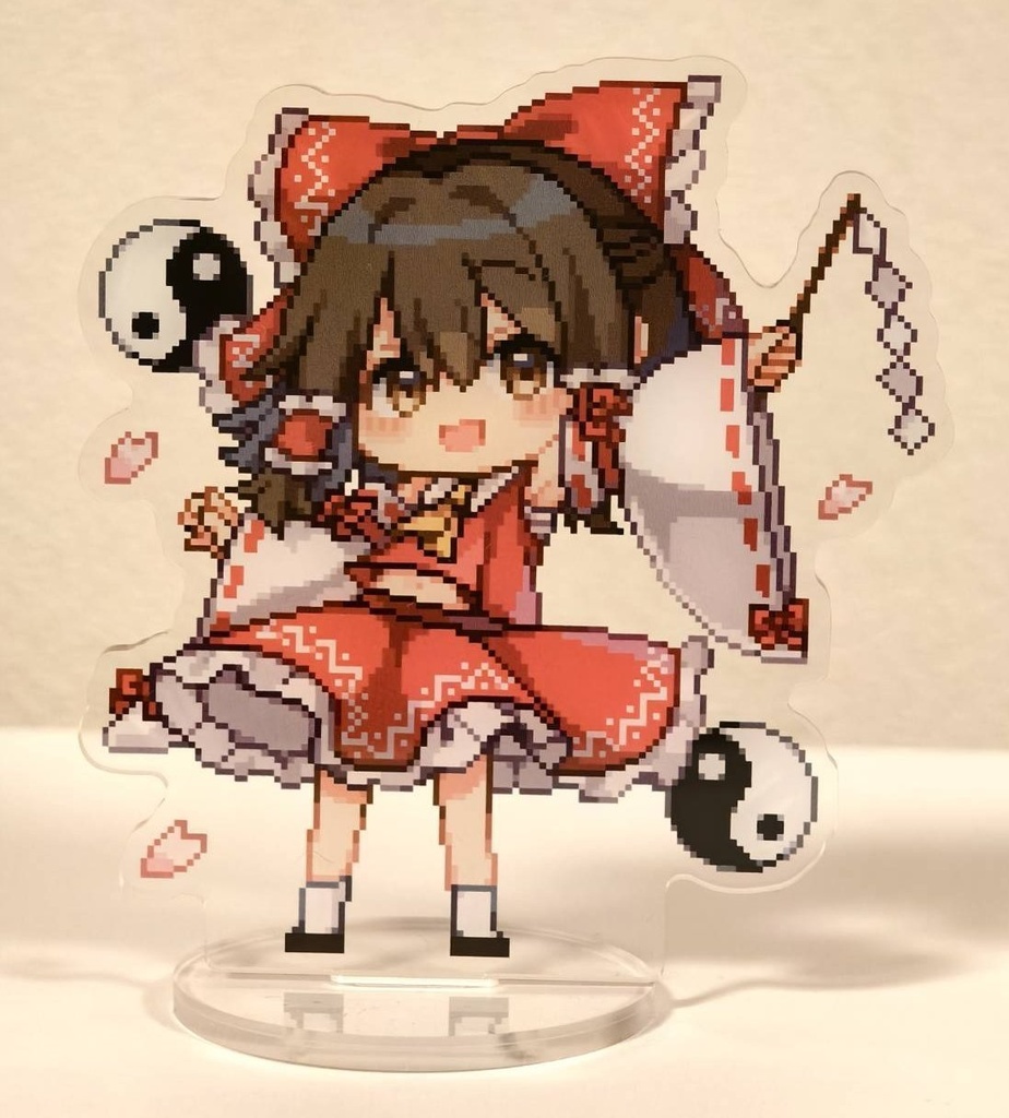 ドット絵アクリルスタンド(博麗霊夢)