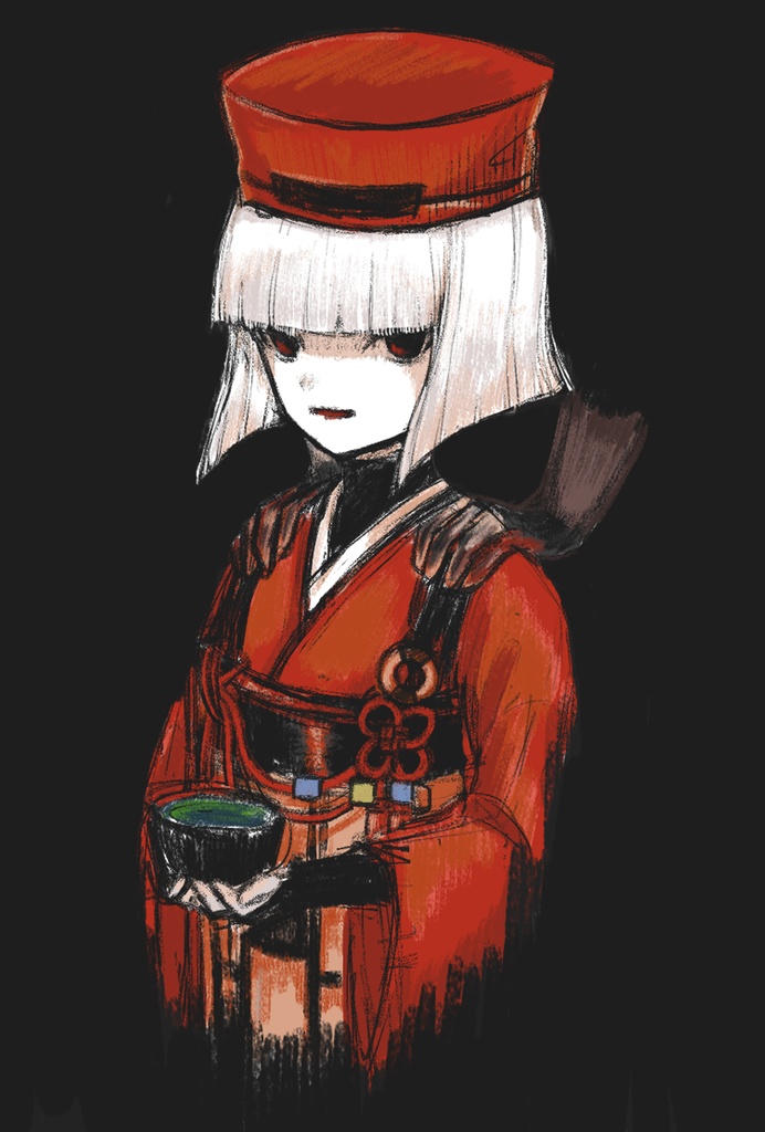 FGOイラストポストカード(千利休)