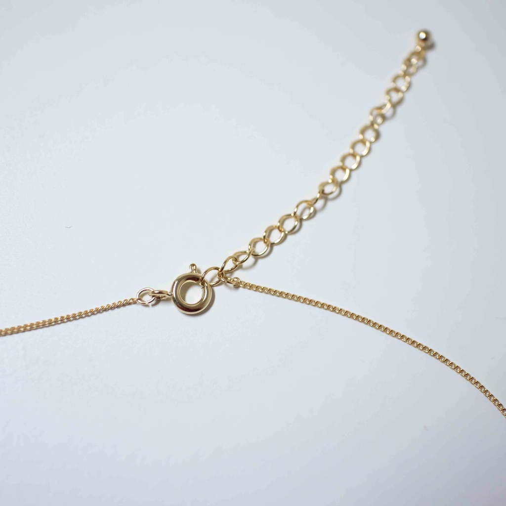 推し色★推し誕生石★ 天然石 ラピスラズリのアジャスター付きネックレス