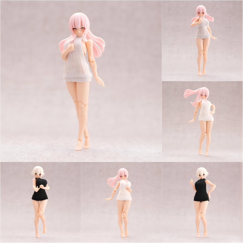 1/12 バックオープン ニット