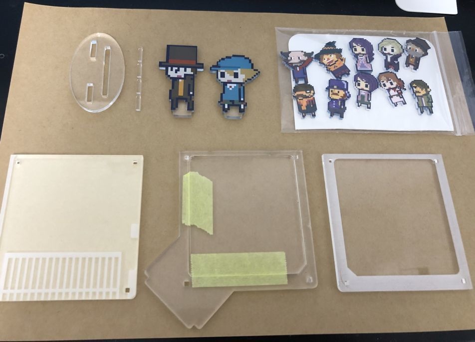 シャカシャカさせれないことものないアクスタの組み立てキット