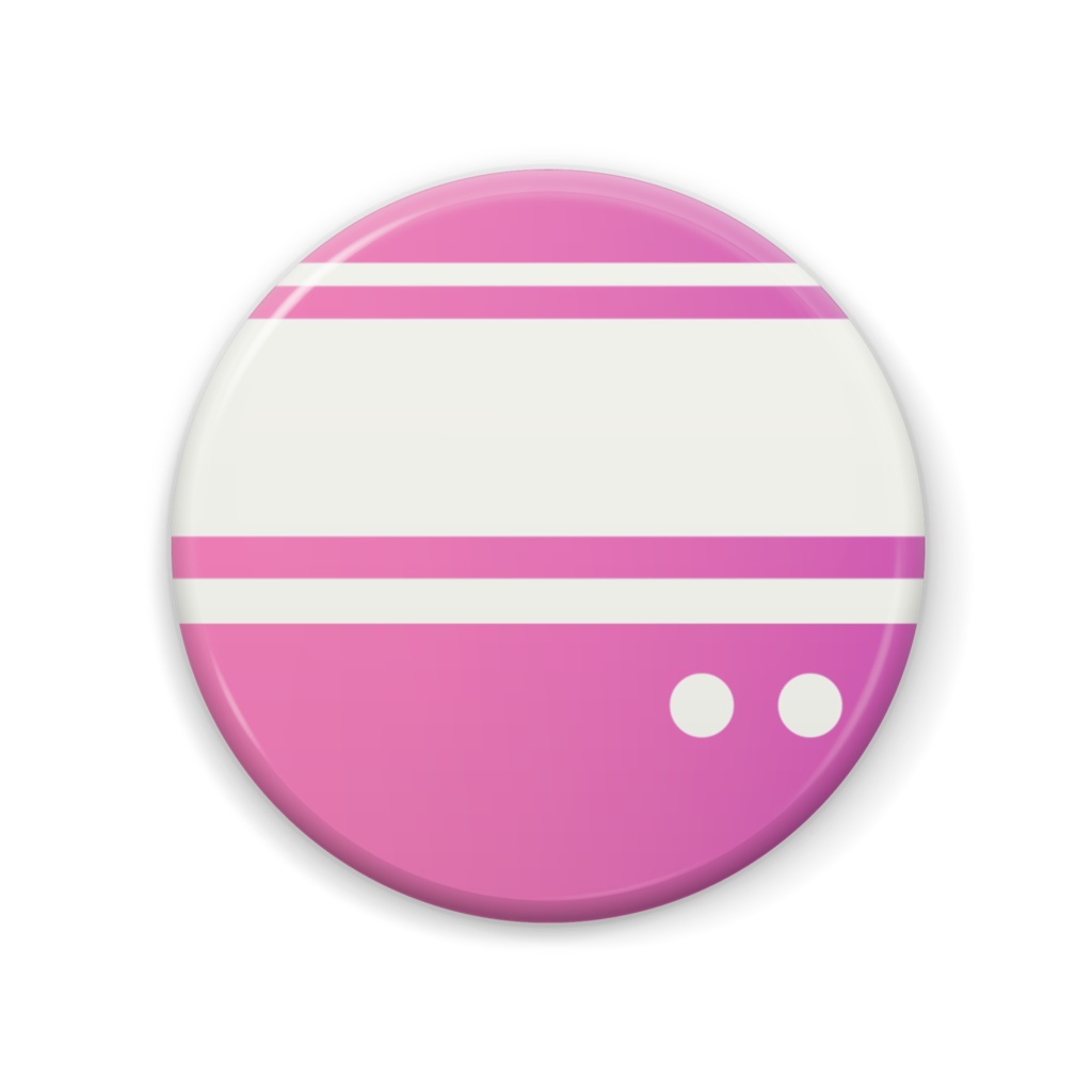 推賀缶バッチ【大】