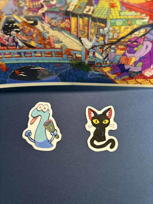 【一次創作】チケットホルダー(ステッカー2枚つき)