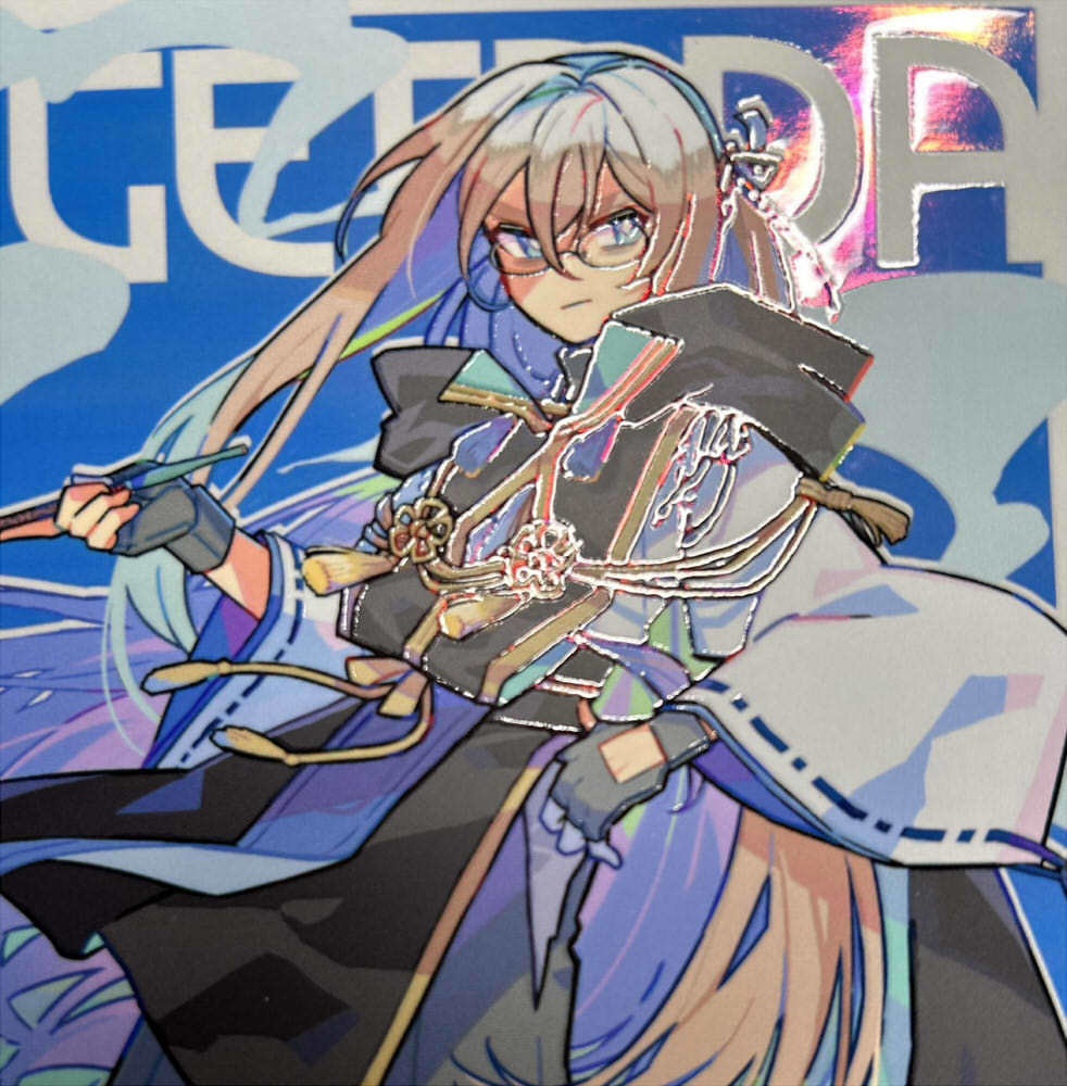 【一次創作】ポストカード(デジタルニス箔)