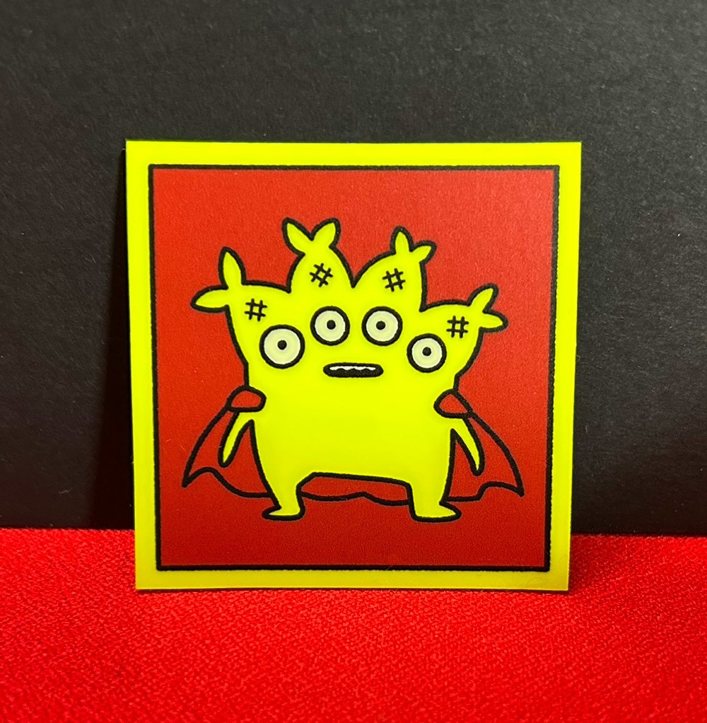 アイコンキャラのステッカー