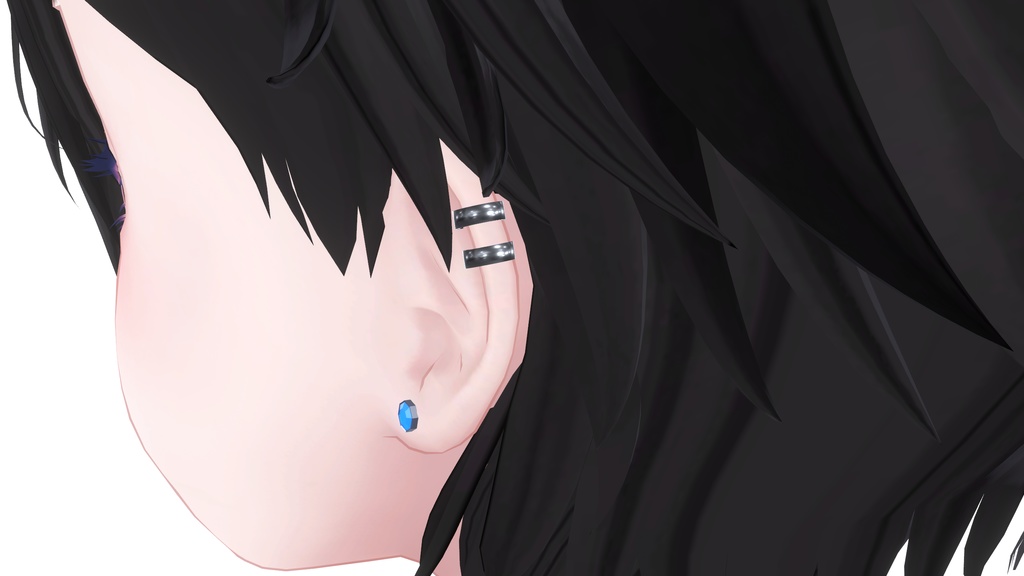 【14アバター対応】 シンプルピアスセット【MA対応】